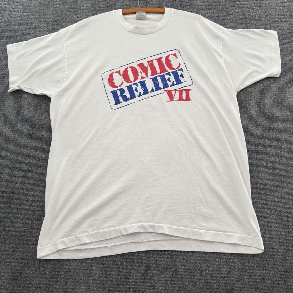 Vintage 1995 Comic Relief VII HBO Graphic T-Shirt XL White